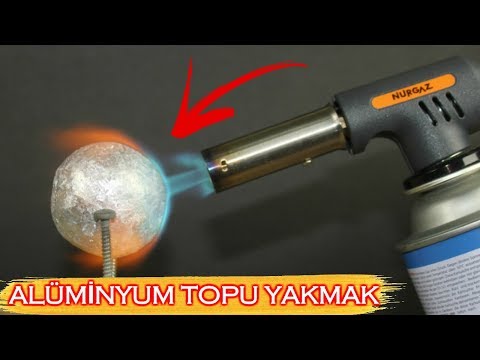 ALUMINIUM FOIL BALL VS GAS TORCH