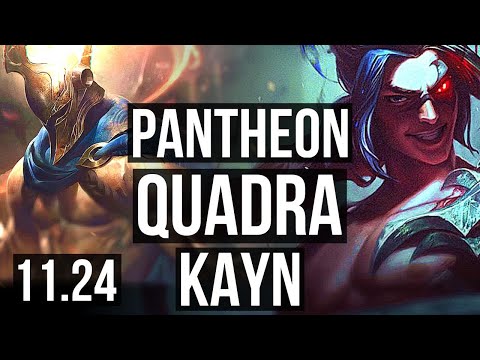 PANTHEON vs KAYN (JNG) | Quadra, 1.8M mastery, 700+ games | BR Diamond | 11.24