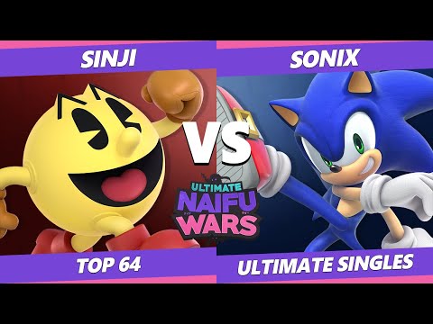 Naifu Wars 13 Top 64 - Sonix (Sonic) Vs. Sinji (Pac-Man) SSBU Singles