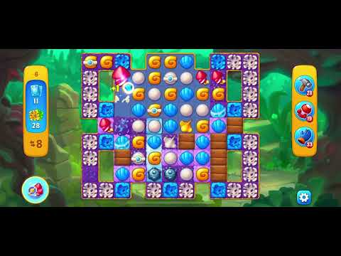 Fishdom Gameplay Stage 5 and stage 6 - Atlantis Cup - No Booster