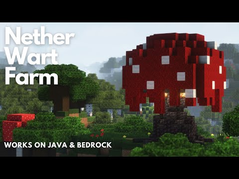 NETHER WART FARM | Minecraft Tutorial | Java & Bedrock [1.21+]