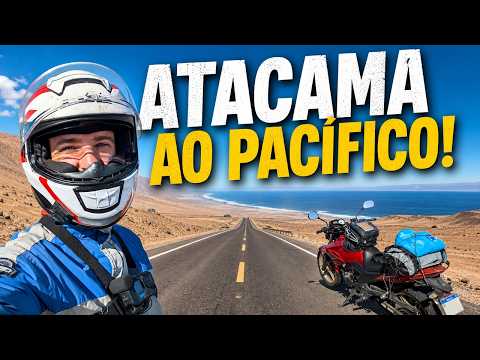 Do Deserto ao Pacífico de Moto: Atacama a Antofagasta! | Atacama de 250cc | Ep 7