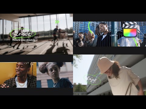 Scribble Slideshow Modular Template for Final Cut Pro — MotionVFX