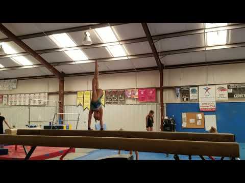 Level 9 beam Hannah Bridges