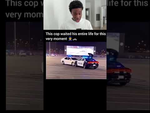 This cop waited his entire life for this very moment