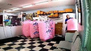 POV work week in Fedex pack-and-ship store | packing customers' stuff