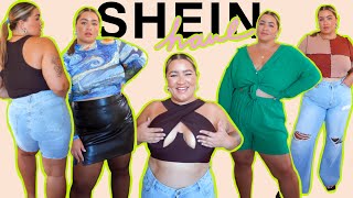 SHEIN HAUL 2022  |  The Best Curve / Plus size Jeans + Viral TikTok Boob Top  |  Le'Chelle Aldridge