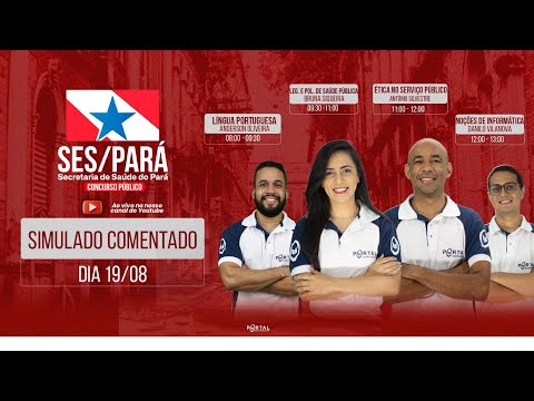 CONCURSO SES/PARÁ: SIMULADO COMENTADO