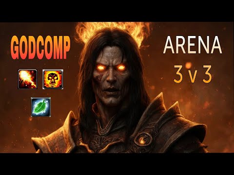 FIRE MAGE PvP 3x3 GODCOMP ARENA | WOW MOP Classic