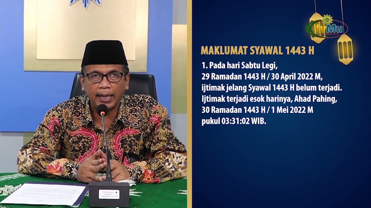 Tok! Muhammadiyah Tetapkan 1 Ramadhan 1443 H Jatuh Pada Sabtu 2 April 2022