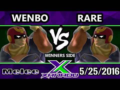 S@X 151 -  Rare (Captain Falcon) Vs. Wenbo (Captain Falcon) SSBM Tournament - Smash Melee