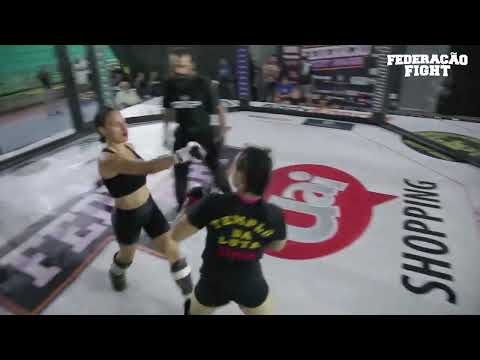 Fabiana vs Luciene  - Federação Fight Amador1