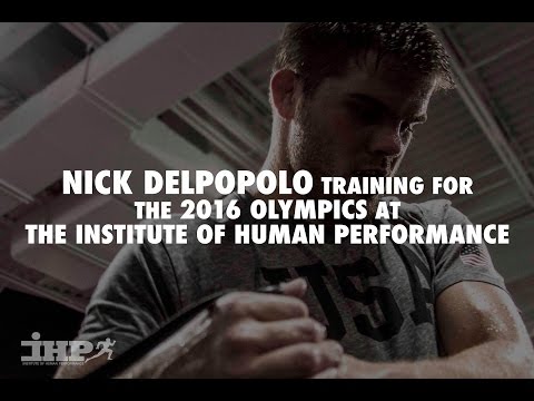 Nick Delpopolo training for the 2016 Olympics at The Institute of Human Performance