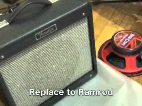 Fender ProJr. Mod Speaker Replace Impression