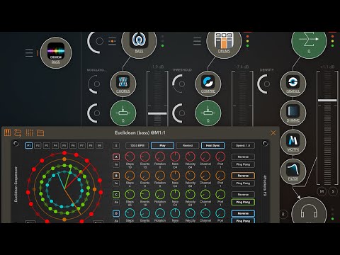 Apps Euclidean Omega Analog909 BleassEffects HQ (iPad5 - Zé Osório)
