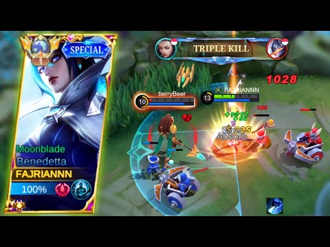 TOP GLOBAL BENEDETTA | BENEDETTA HIGH DAMAGE | BENEDETTA GAMEPLAY MOBILE LEGENDS