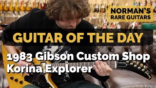 Video thumbnail for Guitar of the Day: 1983 Gibson Custom Shop Korina Explorer | Norman's Rare Guitars by Normans Rare Guitars