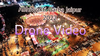 Abhivyakti Garba Jaipur 2022 Drone Video | JaipurDronie | Jaipur Drone Video | Dainik Bhaskar | DJI