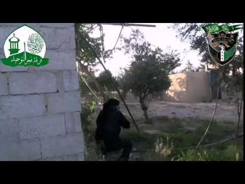 اشتباكات يخوضها لواء بيارق الإسلام وفرقة فجر التوحيد مع قوات النظام على جبهة عين البيضة في ريف دمشق