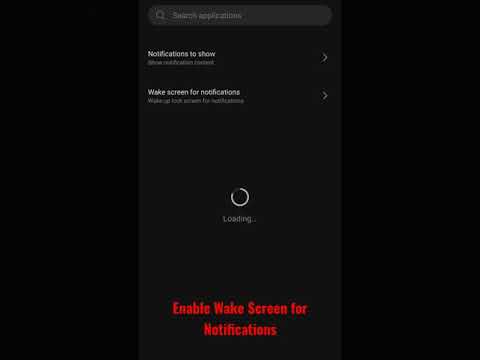 How to Enable Wake Screen for Notifications #shorts