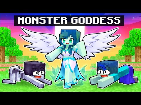 Become a GODDESS MONSTER in Minecraft with Aphmau!