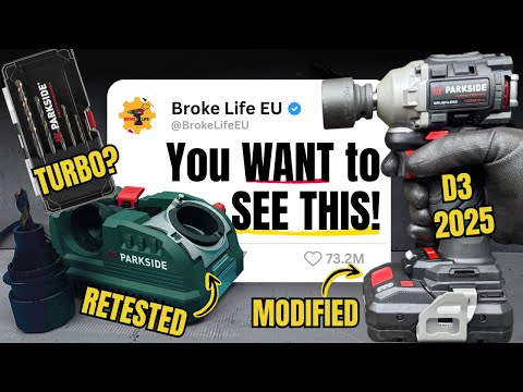 I Modified a Parkside Impact Driver… and Tested Their Drill Bits Against Bosch