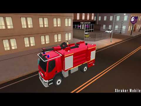 Super High School Bus Driving Simulator 3D - Emergency Fire Truck Driving - Android Gameplay FHD