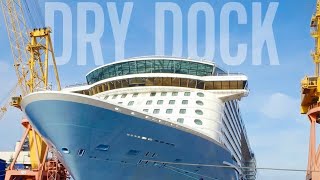 Dry Dock - Ship Yard - Ovation of the Seas 2026 @RoyalCaribbeanAsia @RoyalCaribbean 
