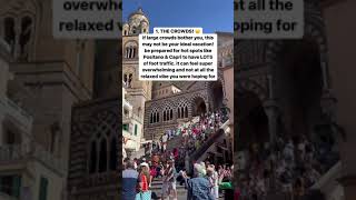 Watch this before traveling to the Amalfi Coast 👀 #italy #amalficoast #positano #capri #travel