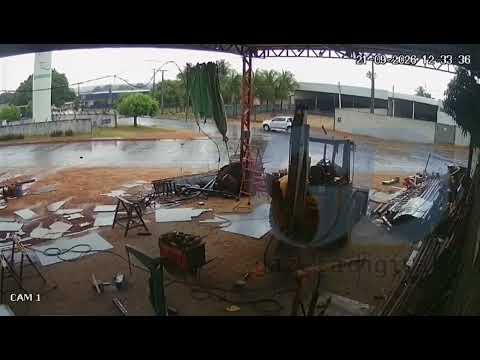 São José do Rio Claro; Vídeo flagra colisão que matou motociclista