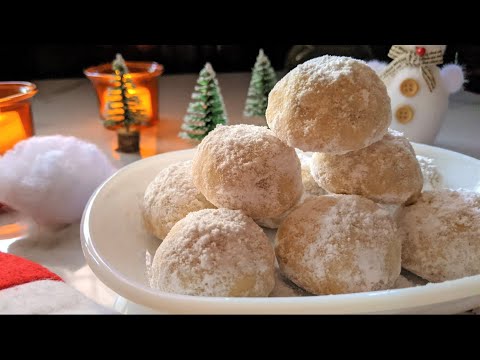 Easy Christmas Snowballs | Christmas Recipes | Snowball Cookies | Cashew Snowball Cookies Recipes