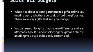 Surprise your dear ones through lovely customized gifts online