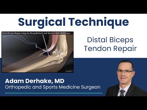 Distal Biceps Tendon Repair: Surgical Technique