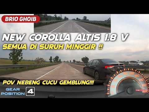 SEREM!! DI KEJAR COROLLA ALTIS 1.8 V,BRIO GHOIB BIKIN LEMES DENGKUL !!!