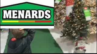 Menards Christmas decorations 