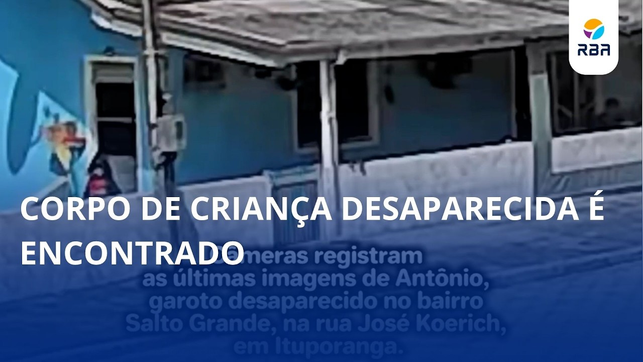 Antônio é encontrado sem vida após quase 29 horas de buscas