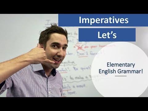 Let's Learn English - Imperatives - Elementary English Grammar
