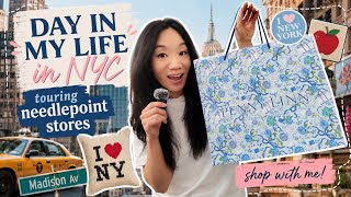 A Few Days in NYC Visiting Penny Linn Needlepoint Stores