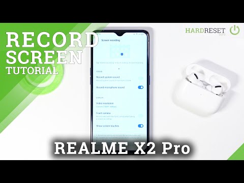 How to Turn On/Off Front Camera in Screen Recoding on Realme X2 Pro – Screen Recording Settings
