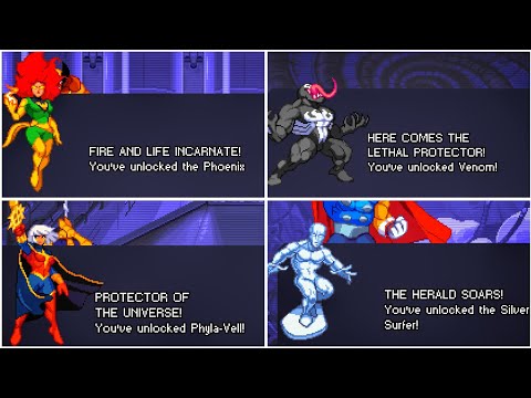 Marvel Cosmic Invasion - How to Unlock Characters Venom, Silver Surfer, Phoenix & Phyla-Vell