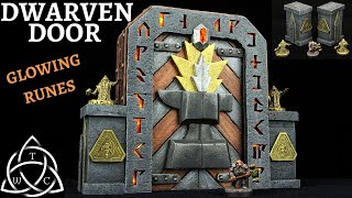 Craft a Dwarven Door with LED Runes for Dungeons &amp; Dragons