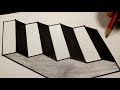 how to draw 3D steps-  easy steps