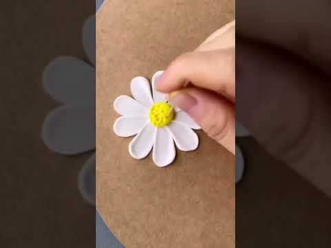 Air dry clay art | #craft #diy #diycrafts #easycrafts #flowercraftideas #wallhanging #airdryclay