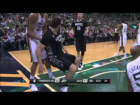 Nikola Pekovic (18pts-9rebs) vs Jazz (21.1.2015)