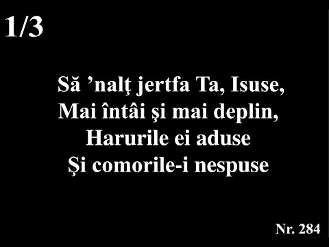 Sa nalț Jertfa Ta, Isuse - Aranjament pentru orchestră