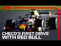 Sergio Perez's First Drive With Red Bull