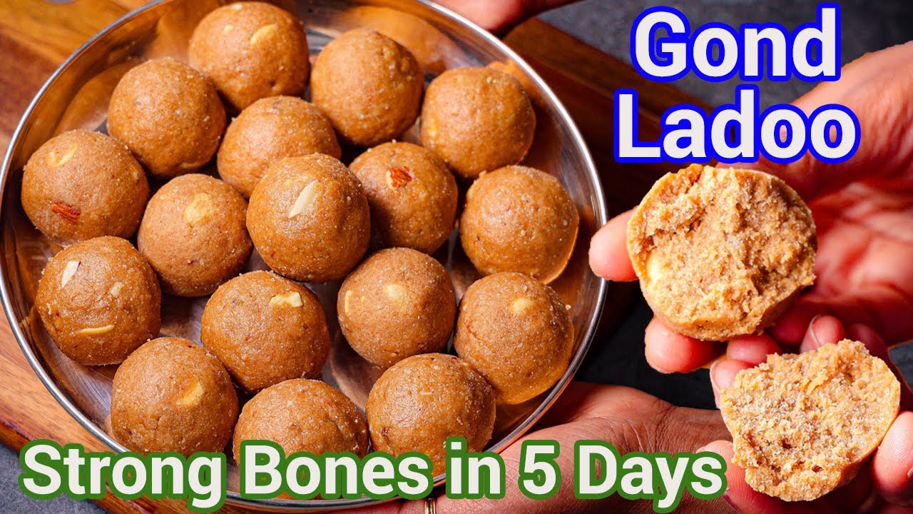 Gond Ladoo | Healthy Ladoo for Strong Bones | Perfect Winter Energy Booster Recipe