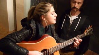 Sammy Barrett performs her song Rescue Dog accompanied by Jon Loyd for tiny desk