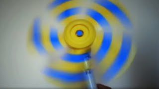 Menari narikan kipas angin meja - table fan rainbow propeller dancing