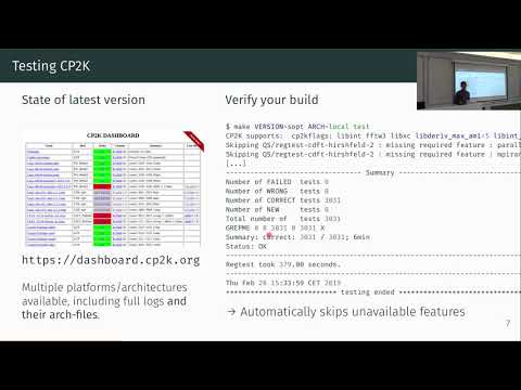 Introduction to CP2K (7/7) - Parallelization, Automatization, Input Magic (Tiziano Müller)